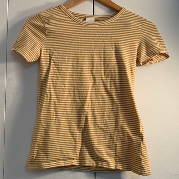 H&M Small Stripped Jersey Tee - Picture 1 of 4